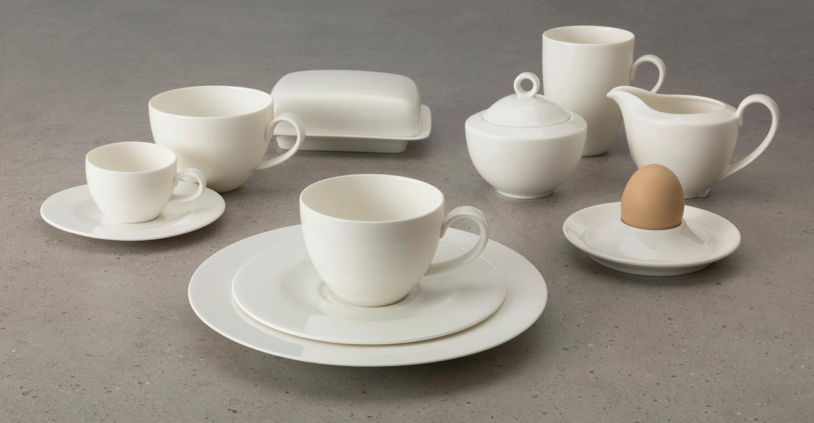 DÓZA NA MASLO, keramika - biela, Design, keramika (18,4/14,7/6,5cm) - Seltmann Weiden