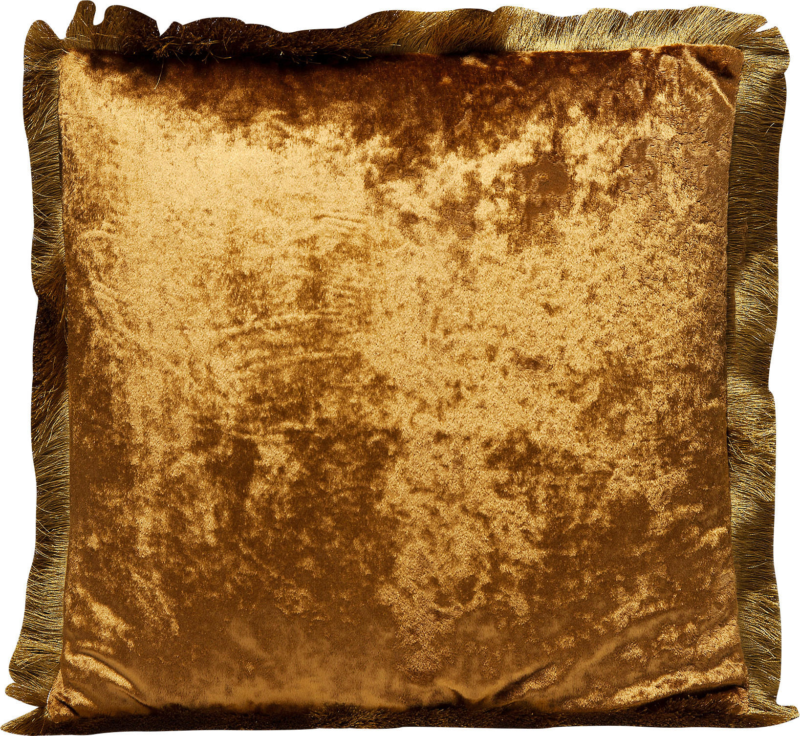Kare-Design Zierkissen Gelb, Gold 45x45 cm