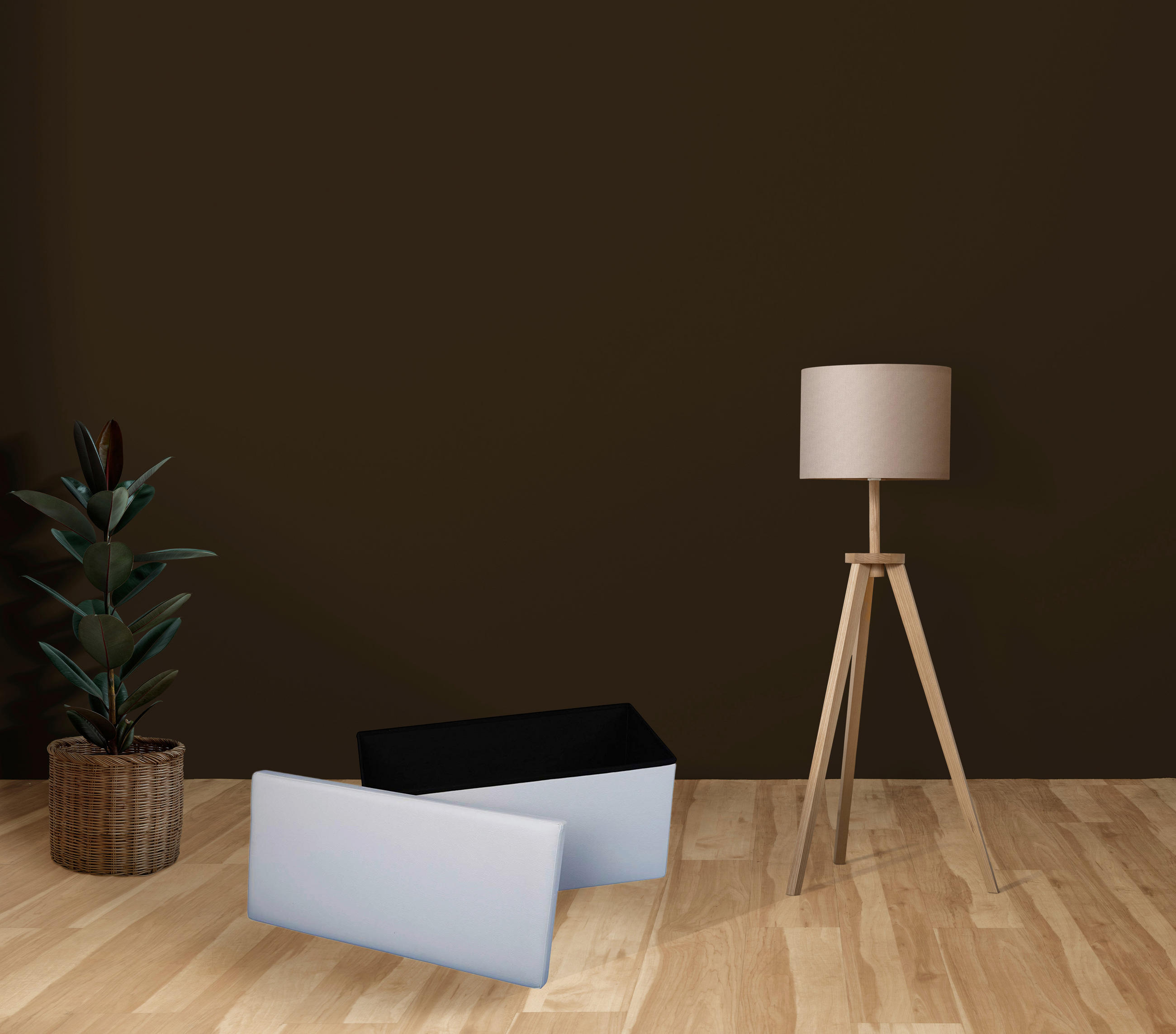 SITZBOX in Kunststoff Weiß  - Weiß, Basics, Kunststoff (76/38/38cm) - Echtwerk