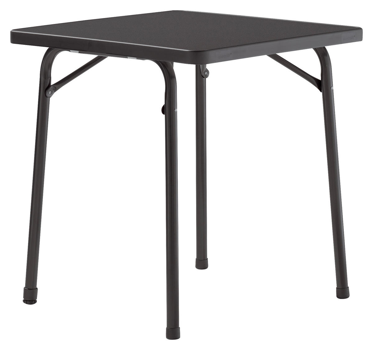 GARTENTISCH 70/70/72 cm Holzwerkstoff quadratisch  - Anthrazit, MODERN, Holzwerkstoff/Metall (70/70/72cm) - Sieger