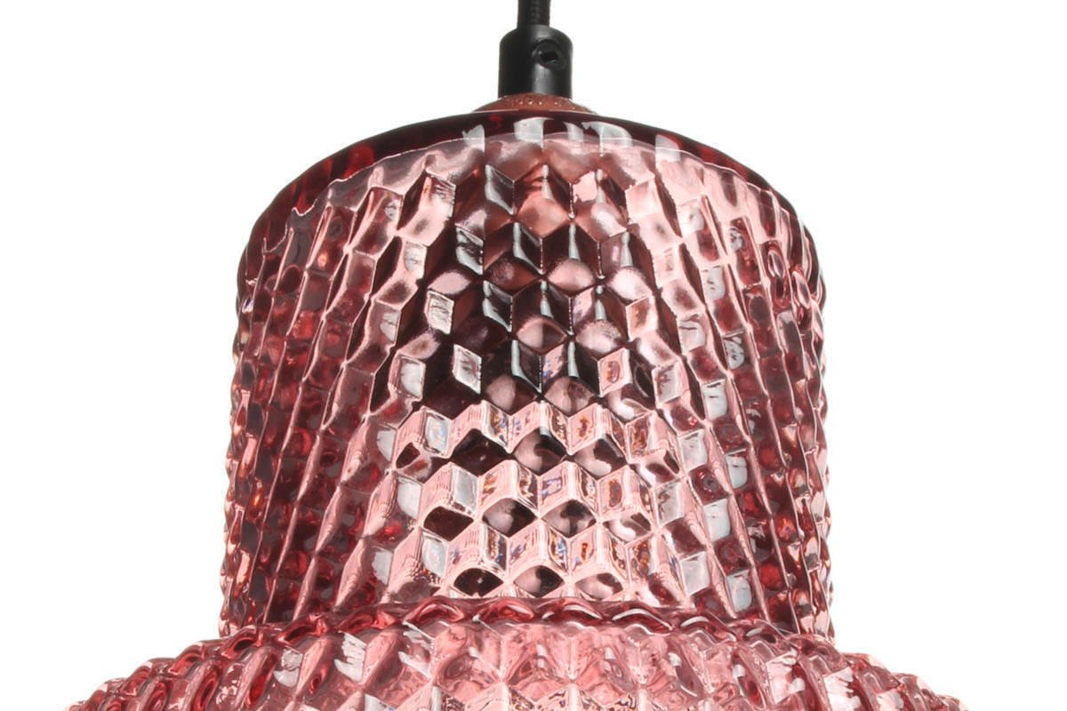 HÄNGELEUCHTE 17/27/17 cm   - Violett, Trend, Glas (17/27/17cm) - Kayoom