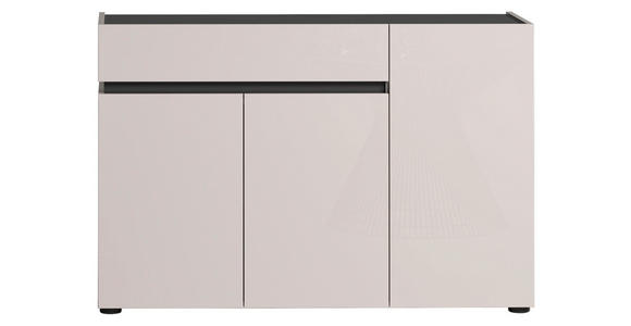 SIDEBOARD  120,2/80,1/42,6 cm 1 Schublade(n)  - Kaschmir/Anthrazit, Design, Holzwerkstoff/Kunststoff (120,2/80,1/42,6cm) - Voleo