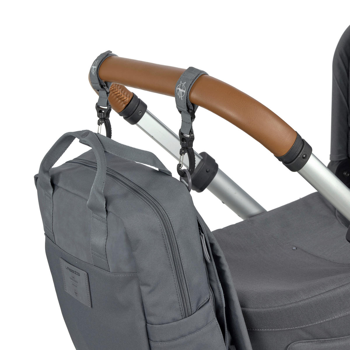 WICKELRUCKSACK  - Anthrazit, Basics, Textil (28,5/14/38cm) - Lässig