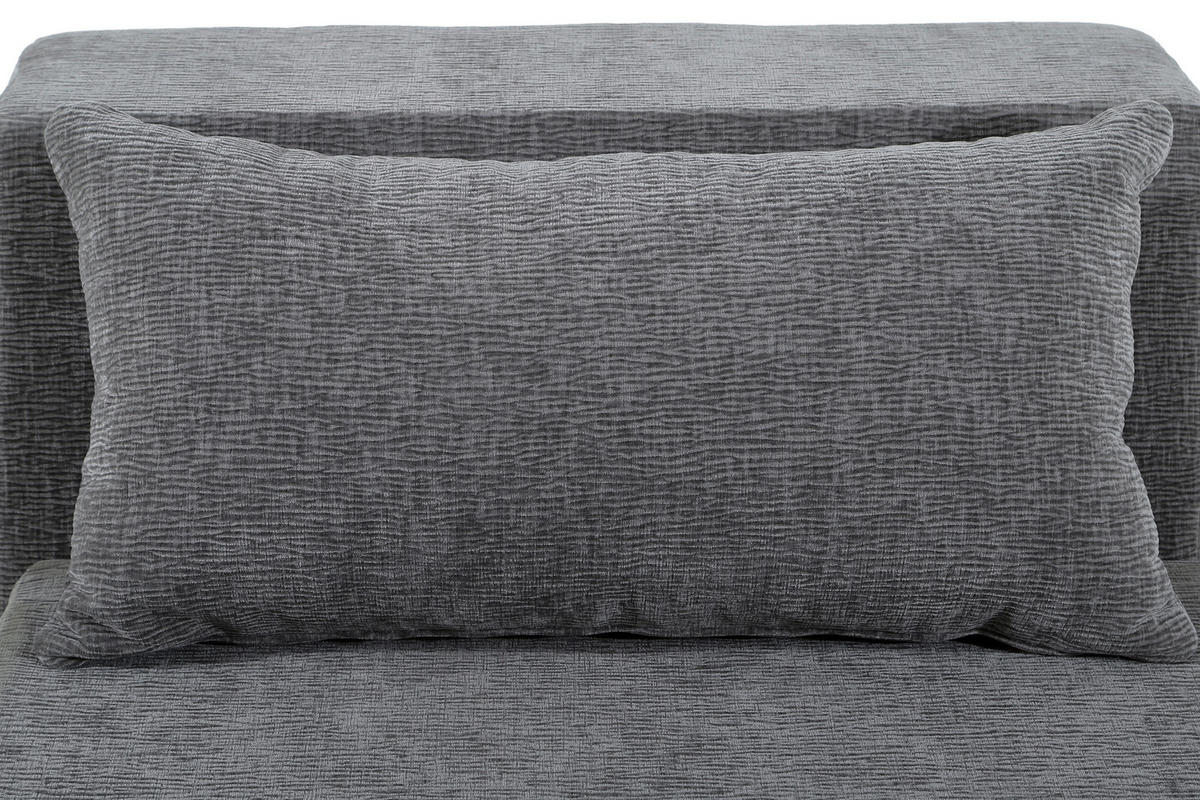 SOFAELEMENT in Leinenoptik Grau  - Grau, Design, Textil (82/64/95cm) - P & B