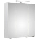 SPIEGELSCHRANK 65/70/16 cm  - Weiß, KONVENTIONELL, Glas/Holzwerkstoff (65/70/16cm) - Xora