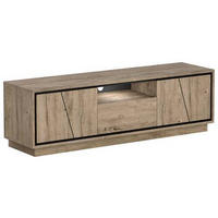 KOMODA POD TELEVIZI, koňaková, 190/58/50 cm - koňaková, Design, kompozitní dřevo (190/58/50cm) - Livetastic