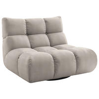 SESSEL Feincord Beige  - Beige/Schwarz, Design, Kunststoff/Textil (112/85/108cm) - Pure Home Lifestyle