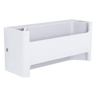 WANDLEUCHTE   - Transparent/Weiß, Design, Kunststoff/Metall (10/22/7,5cm) - Eglo