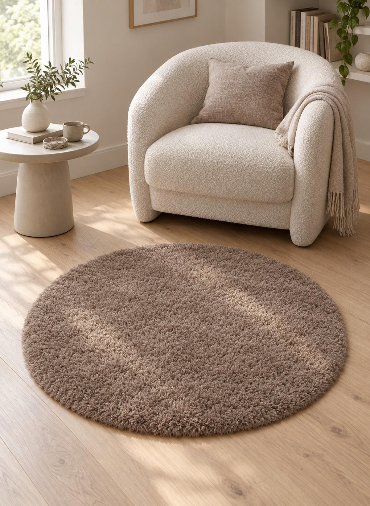 RYAMATTA 120 cm Lhasa  - cappuccino, Design, textil (120cm) - Novel