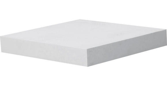 WANDBOARD Weiß  - Weiß, Design, Holzwerkstoff (23,5/3,8/23,5cm) - Carryhome