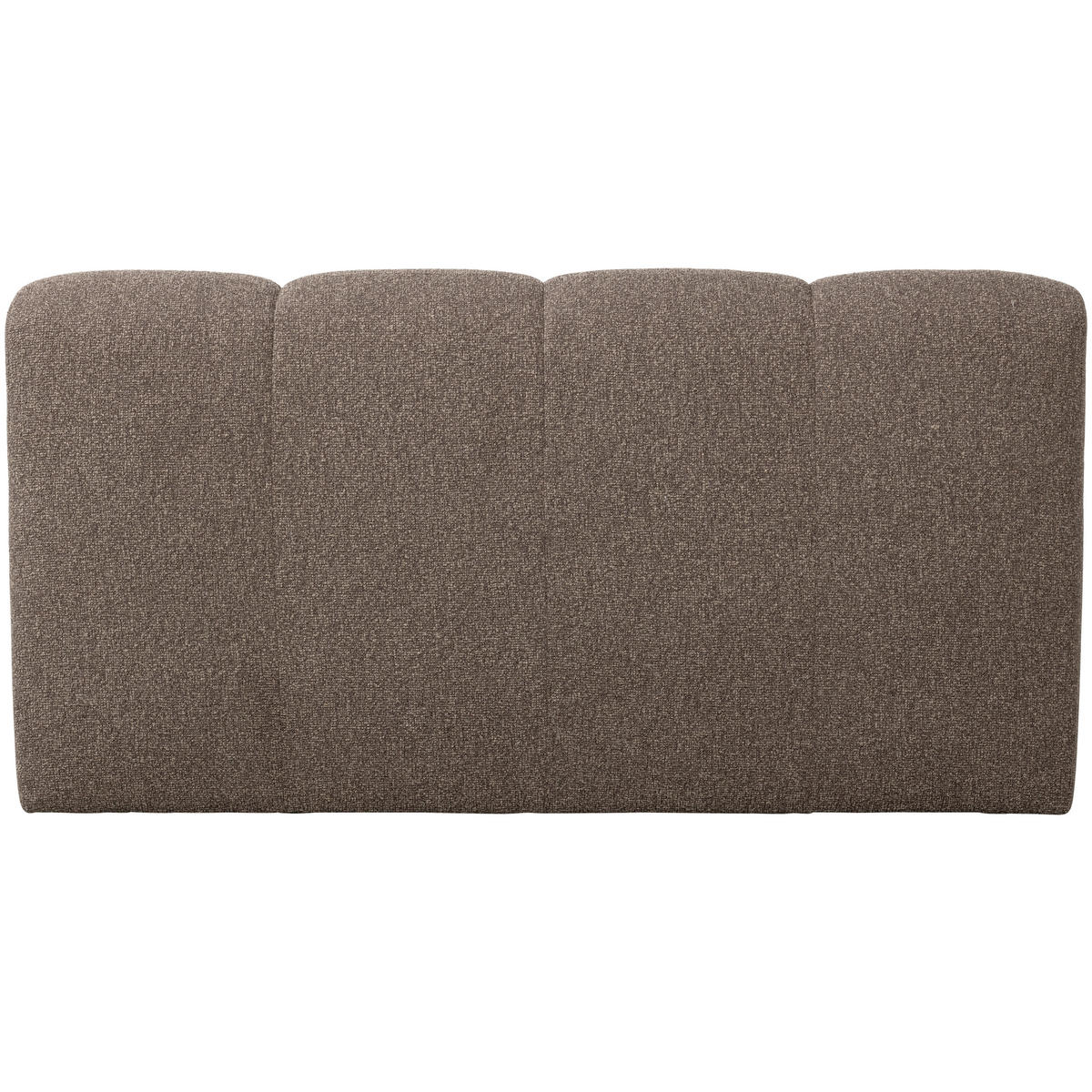 SITZBANK in Textil Braun  - Schwarz/Braun, MODERN, Kunststoff/Textil (164/83/73cm) - Livetastic