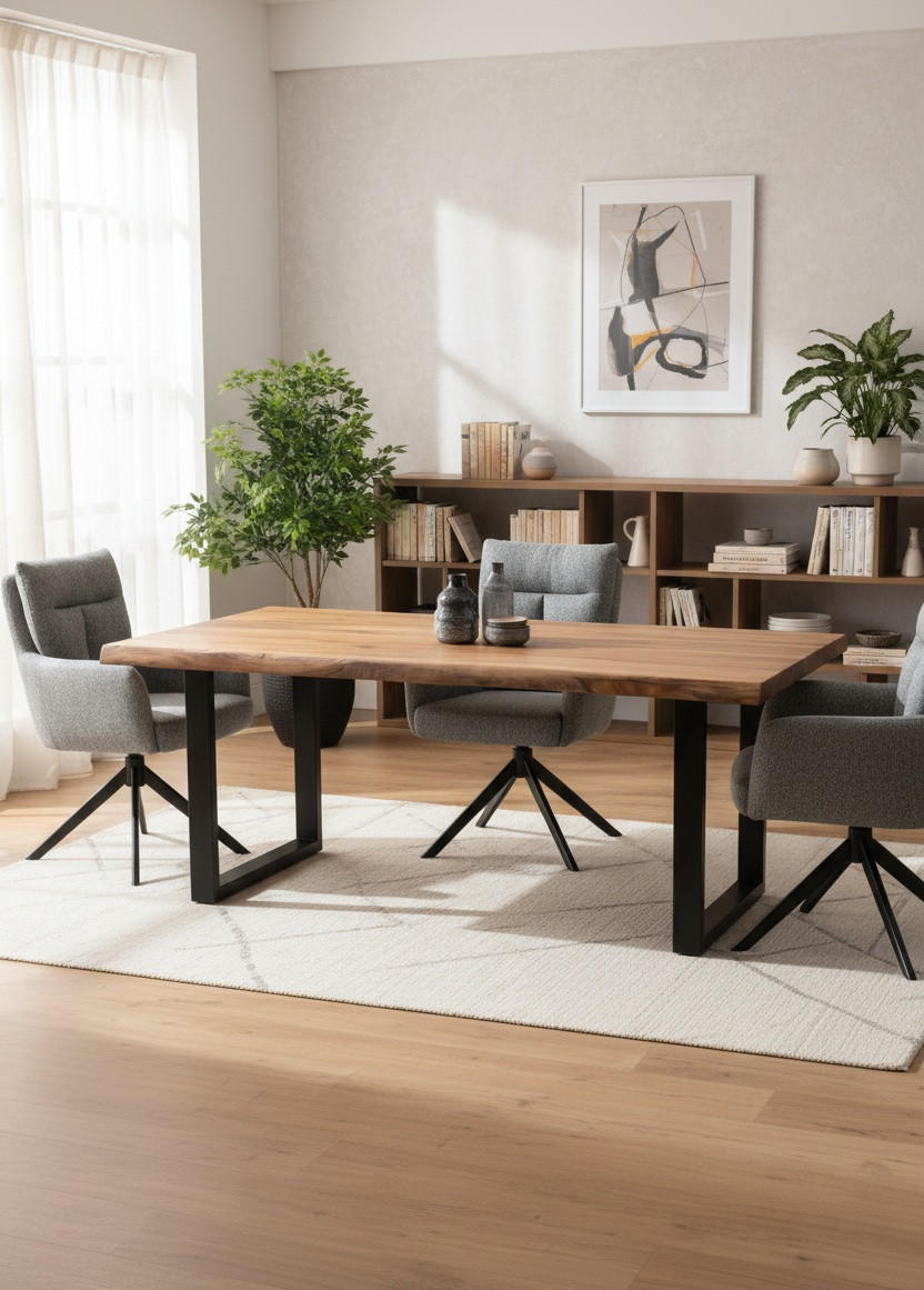 ARMLEHNSTUHL  in Eisen  - Schwarz/Grau, KONVENTIONELL, Textil/Metall (60/95/67cm) - MID.YOU