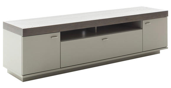 TV-ELEMENT Grau, Eichefarben 210/58/50 cm - Eichefarben/Grau, Design, Holzwerkstoff/Metall (210/58/50cm) - Novel