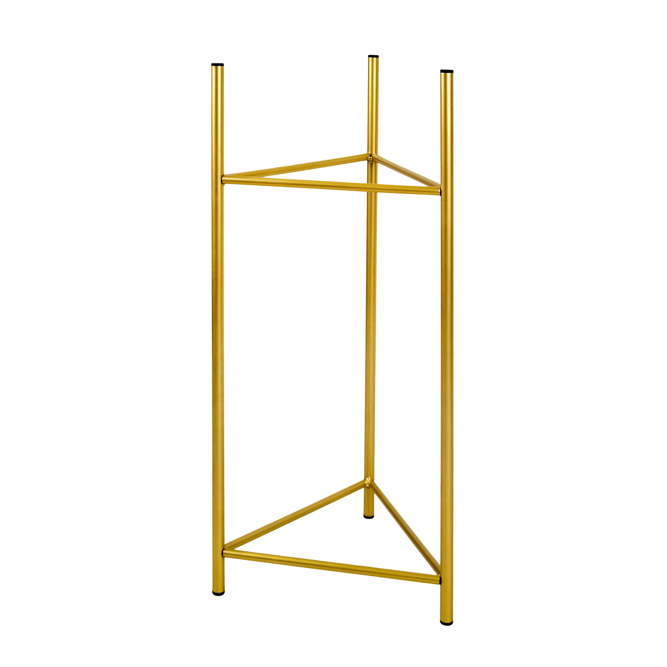 BLUMENSTÄNDER Metall  - Goldfarben, Basics, Metall (35/75/35cm)