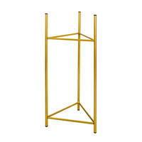 BLUMENSTÄNDER Metall  - Goldfarben, Basics, Metall (35/75/35cm)