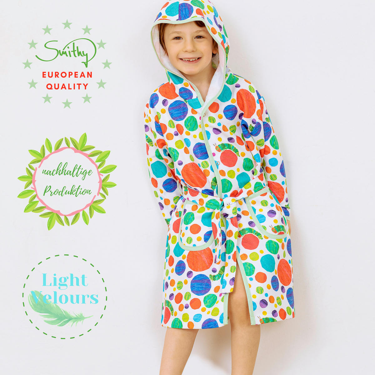 KINDERBADEMANTEL 86/92  - Multicolor, Basics, Textil (86/92null)