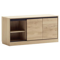 LOWBOARD  in 120/58/44 cm  - Eiche Bianco, KONVENTIONELL, Holz/Holzwerkstoff (120/58/44cm) - Linea Natura