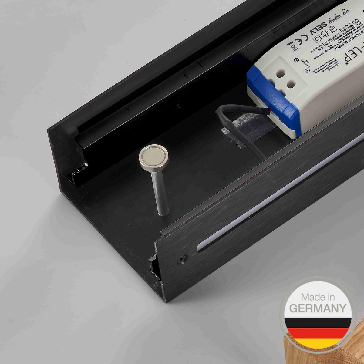 LED-WANDLEUCHTE 654   - Wildeiche, Natur, Holz (15/48/10cm) - Ambiente