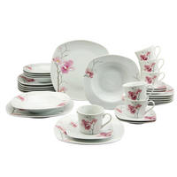 KOMBISERVICE 30-teilig  - Weiß, Trend, Keramik - Creatable