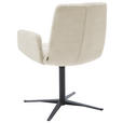 ARMLEHNSTUHL  in Cord  - Taupe/Schwarz, Design, Textil/Metall (61/88/66cm) - Dieter Knoll