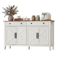 SIDEBOARD  140/80/40 cm 2 Schublade(n)  - Dunkelbraun/Schwarz, Trend, Holzwerkstoff/Metall (140/80/40cm) - Boxxx