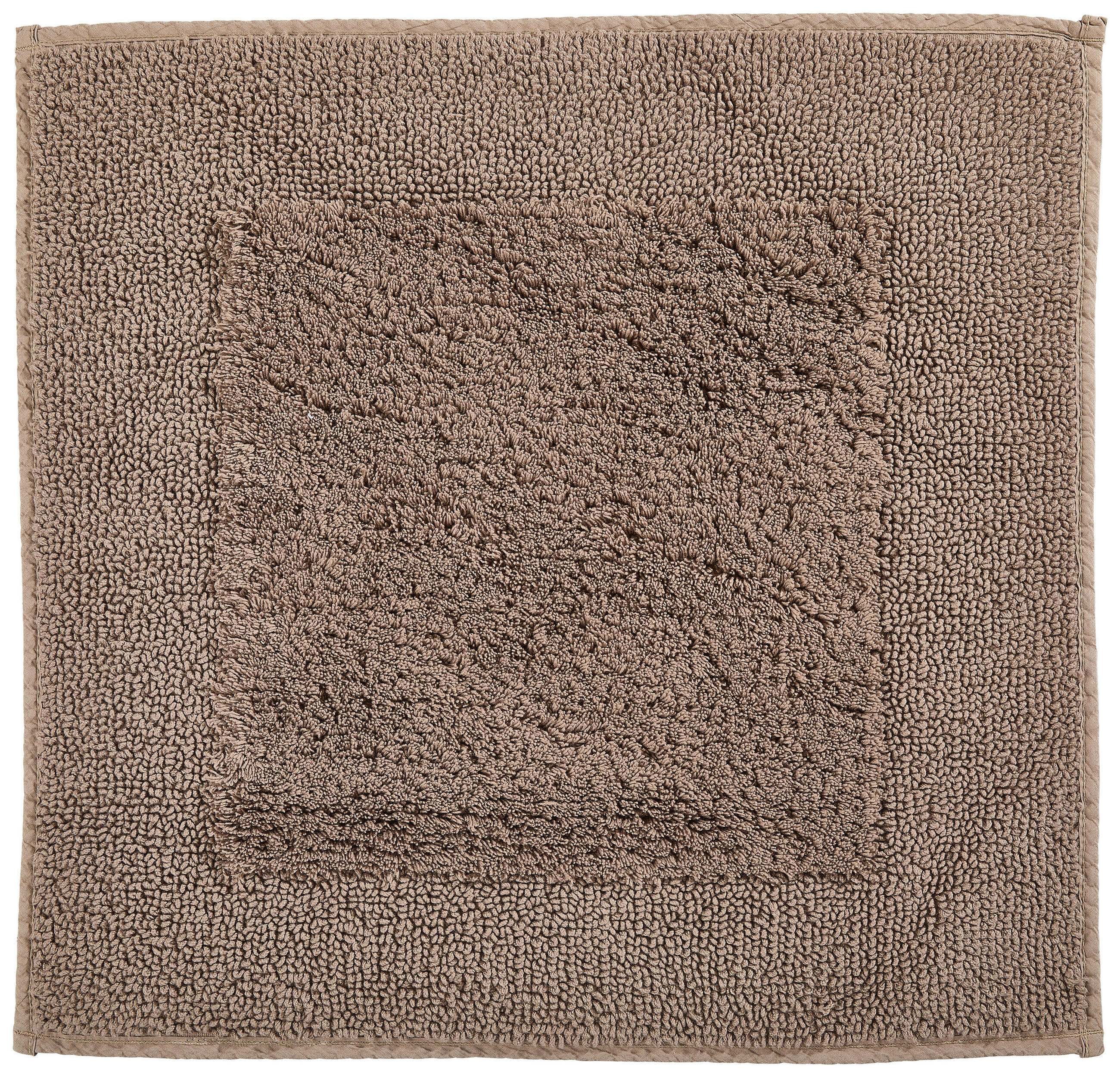 KOUPELNOVÁ PŘEDLOŽKA, 60/60 cm - šedohnědá, textil (60/60cm) - Dieter Knoll