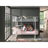 ETAGENBETT - Weiß, KONVENTIONELL, Metall (90/200cm) - MID.YOU