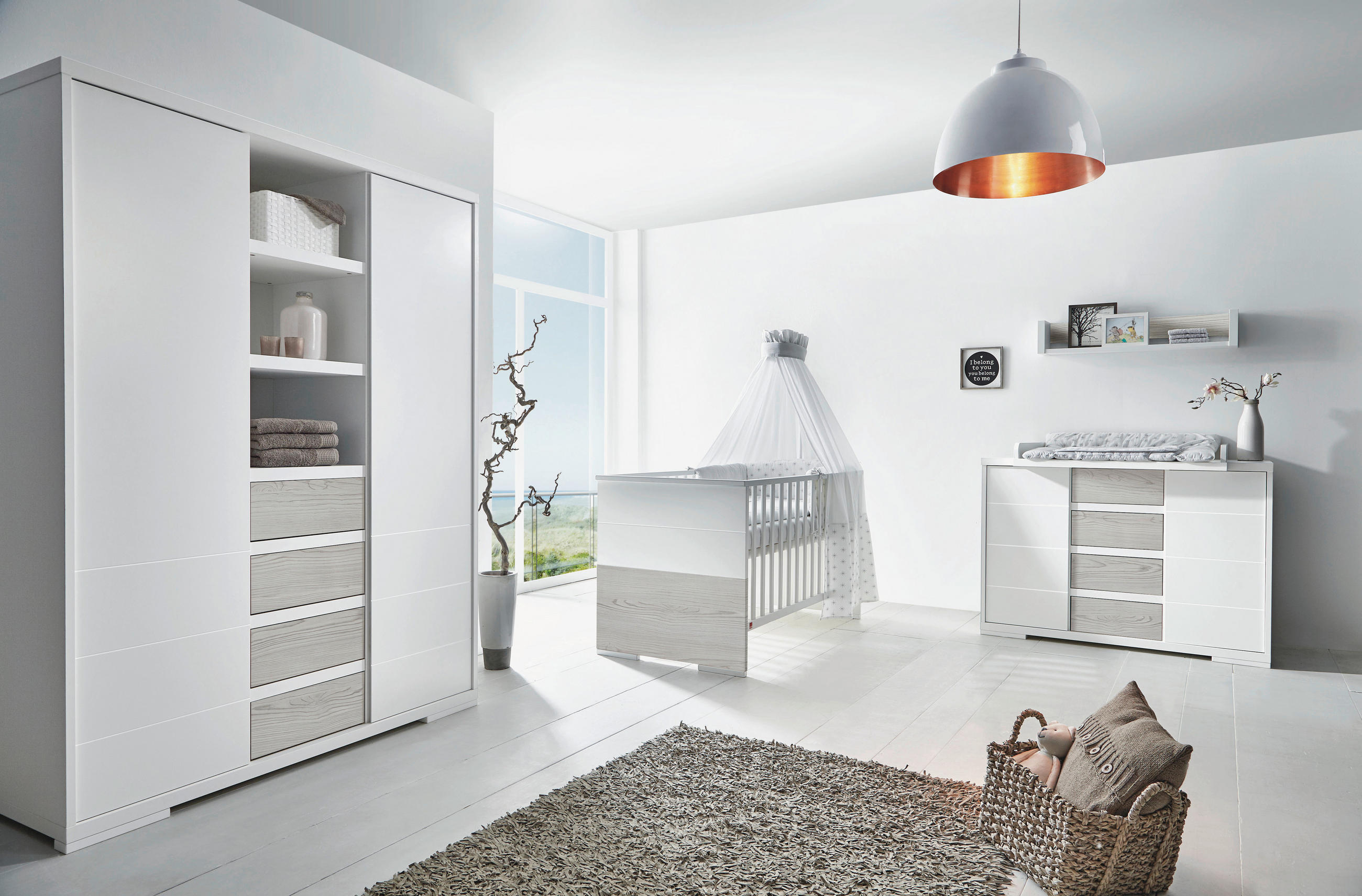 Schardt Babyzimmer Maxx Boathouse Weiß, Pinien
