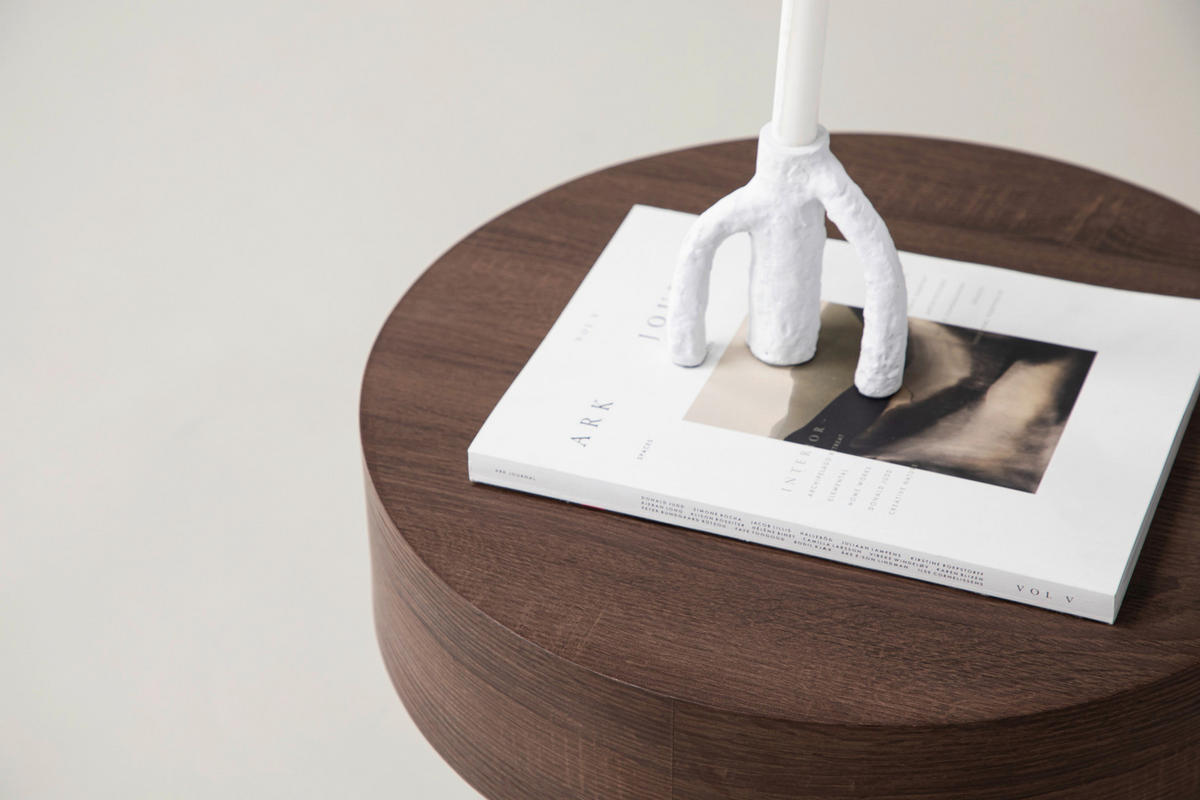 BEISTELLTISCH in Holzwerkstoff 50/50/40 cm  - Braun, Design, Holzwerkstoff (50/50/40cm) - Livetastic