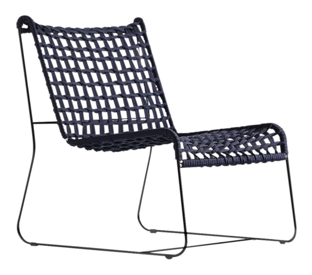LOUNGESESSEL Schwarz - Schwarz, MODERN, Textil/Metall (70/85/80cm) - Jan Kurtz