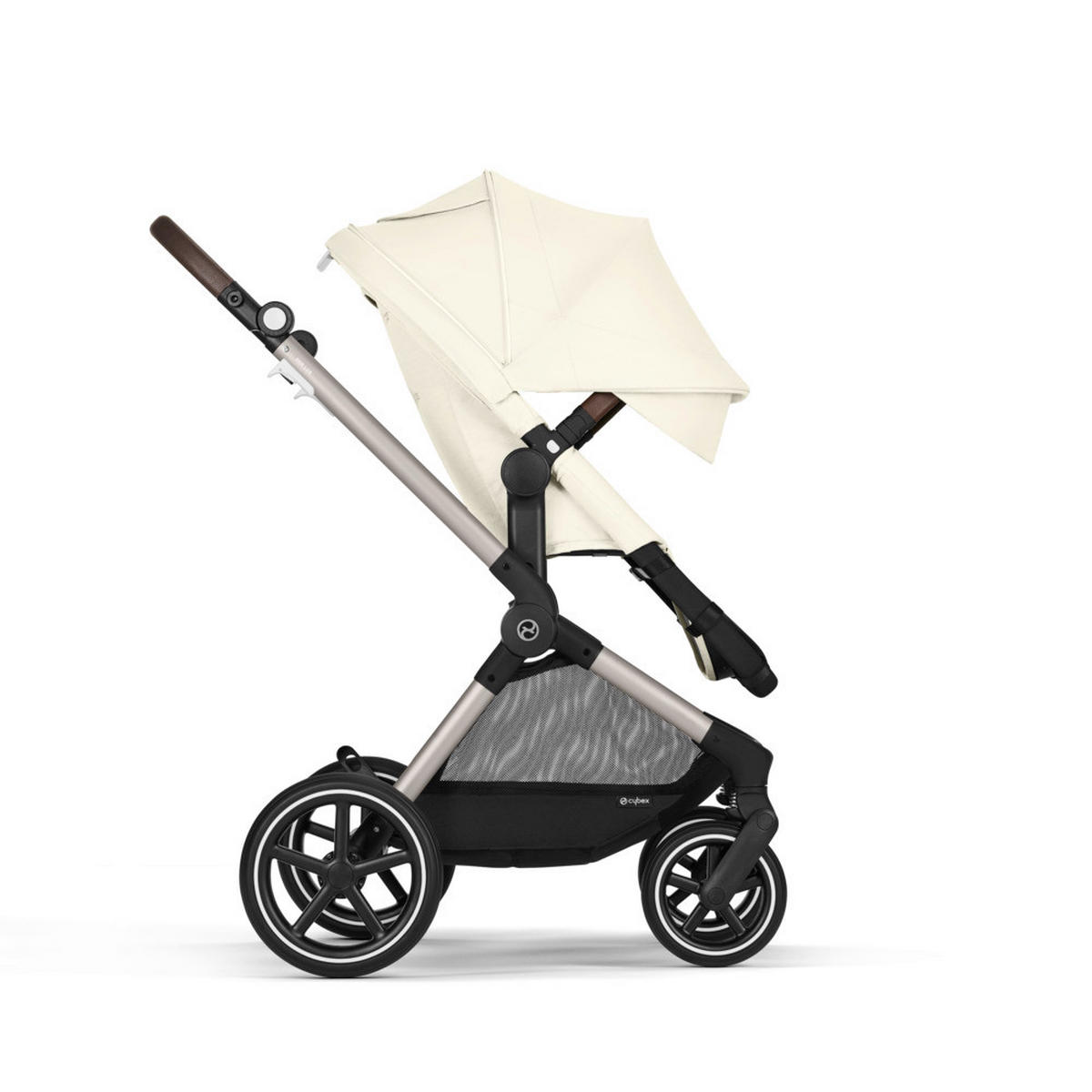 KOMBIKINDERWAGEN Eos Lux  - Beige/Silberfarben, Basics, Textil/Metall (85/61/116cm) - Cybex
