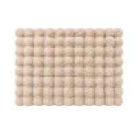 KOUPELNOVÁ PŘEDLOŽKA, 50/80 cm - béžová, Basics, textil/plast (50/80cm) - Esposa
