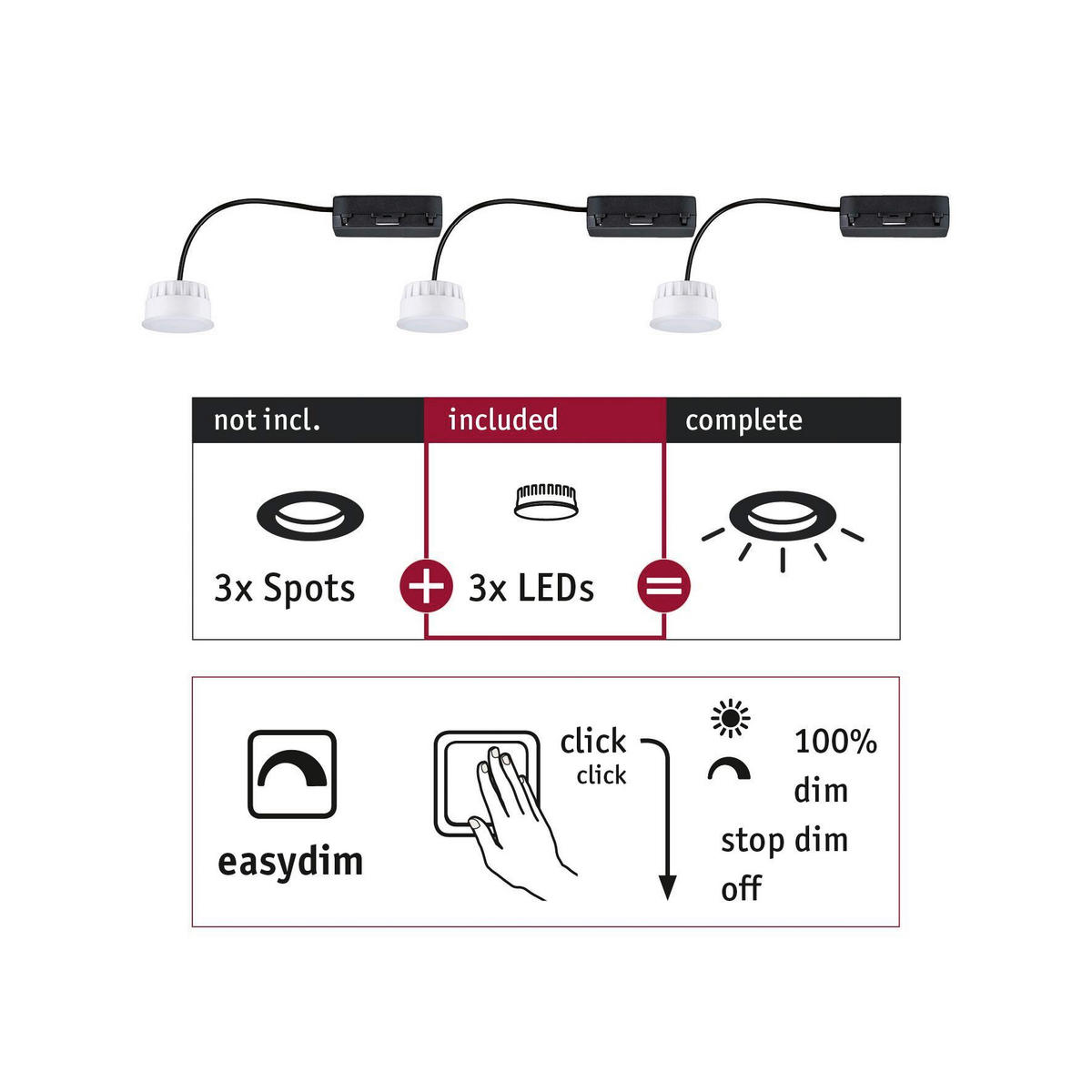 EINBAUSPOT 5,1 cm  - Basics (5,1cm) - Paulmann