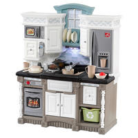 KINDERKÜCHE LEBENSTRAUM Lifestyle Dream  - Braun/Weiß, Basics, Kunststoff (90,2/113,6/39,4cm) - Ambia Garden