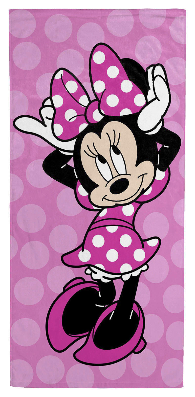 STRANDTUCH Disney Minnie Mouse Pink 150/70 cm  - Pink, Basics, Textil (150/70cm)