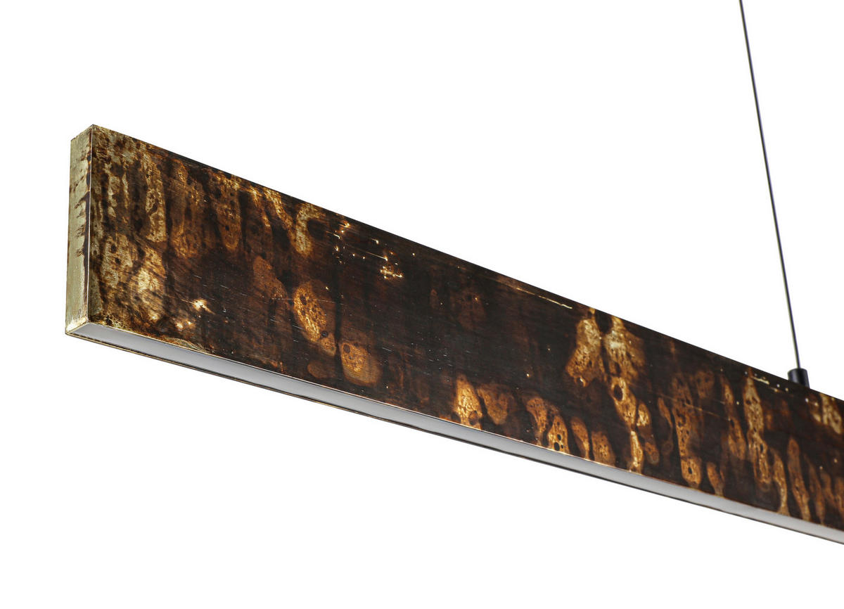 LED-HÄNGELEUCHTE Oxira 110/7/120 cm  - Multicolor/Schwarz, Design, Kunststoff/Metall (110/7/120cm) - Dieter Knoll