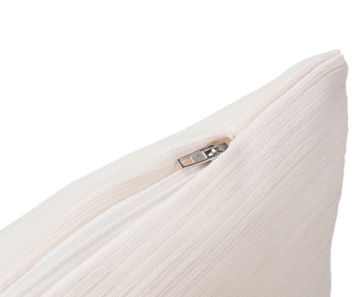 ZIERKISSEN  50/50 cm   - Grauweiß, Basics, Textil (50/50cm) - Novel