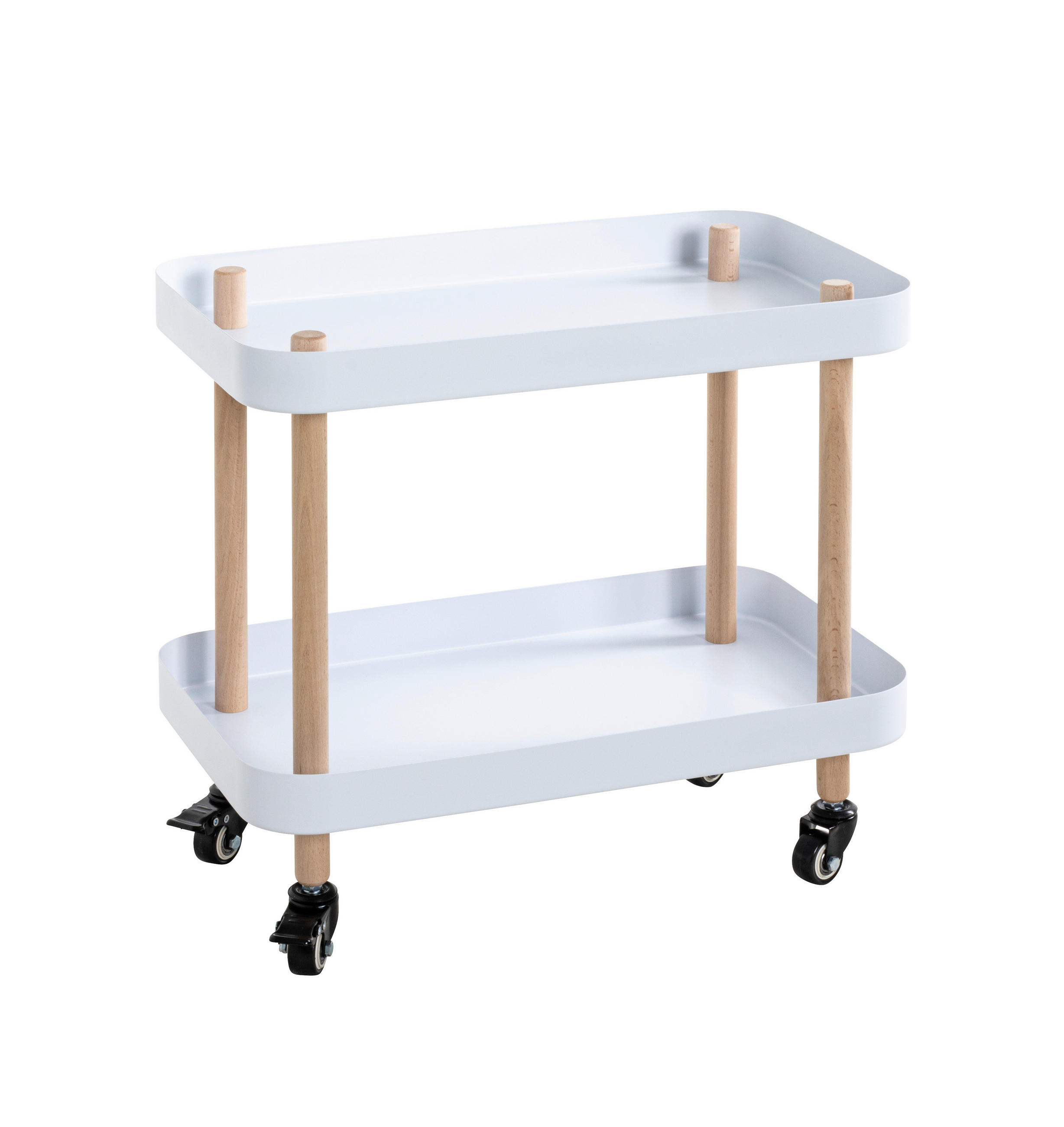 XXXL SERVÍROVACÍ VOZÍK, přírodní barvy, bílá, barvy buku, 50/30/47 cm