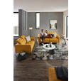 2-SITZER-SOFA in Leder Currygelb  - Currygelb/Schwarz, Design, Leder/Metall (162/79/104cm) - Emilio Belluti