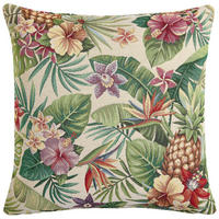 KISSENHÜLLE BLÄTTER 45/45 cm  - Multicolor, KONVENTIONELL, Textil (45/45cm) - Esposa