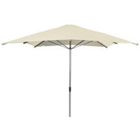 SONNENSCHIRM 300X300 cm Naturfarben  - Silberfarben/Naturfarben, Basics, Textil/Metall (300/300cm) - Doppler