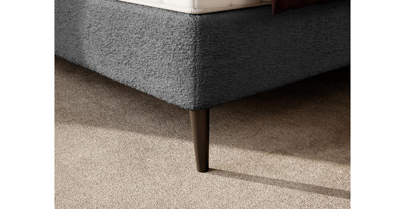 BOXSPRINGBETT 160/200 cm in Anthrazit - Anthrazit/Schwarz, Design, Holz/Holzwerkstoff (160/200cm) - Esposa