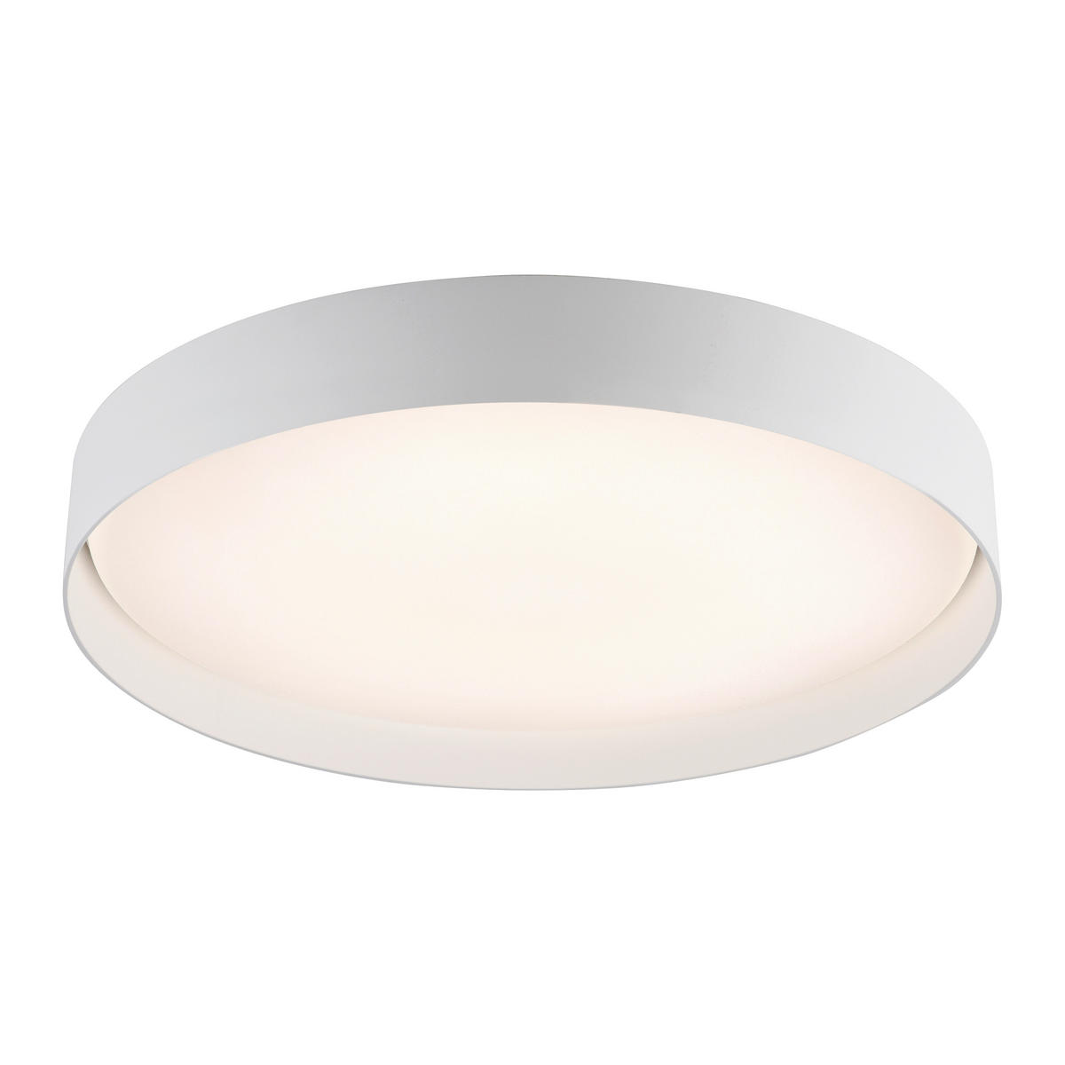 LED-DECKENLEUCHTE Tavoli 49/49/7.3 cm   - Weiß, KONVENTIONELL, Kunststoff/Metall (49/49/7.3cm) - Schöner Wohnen