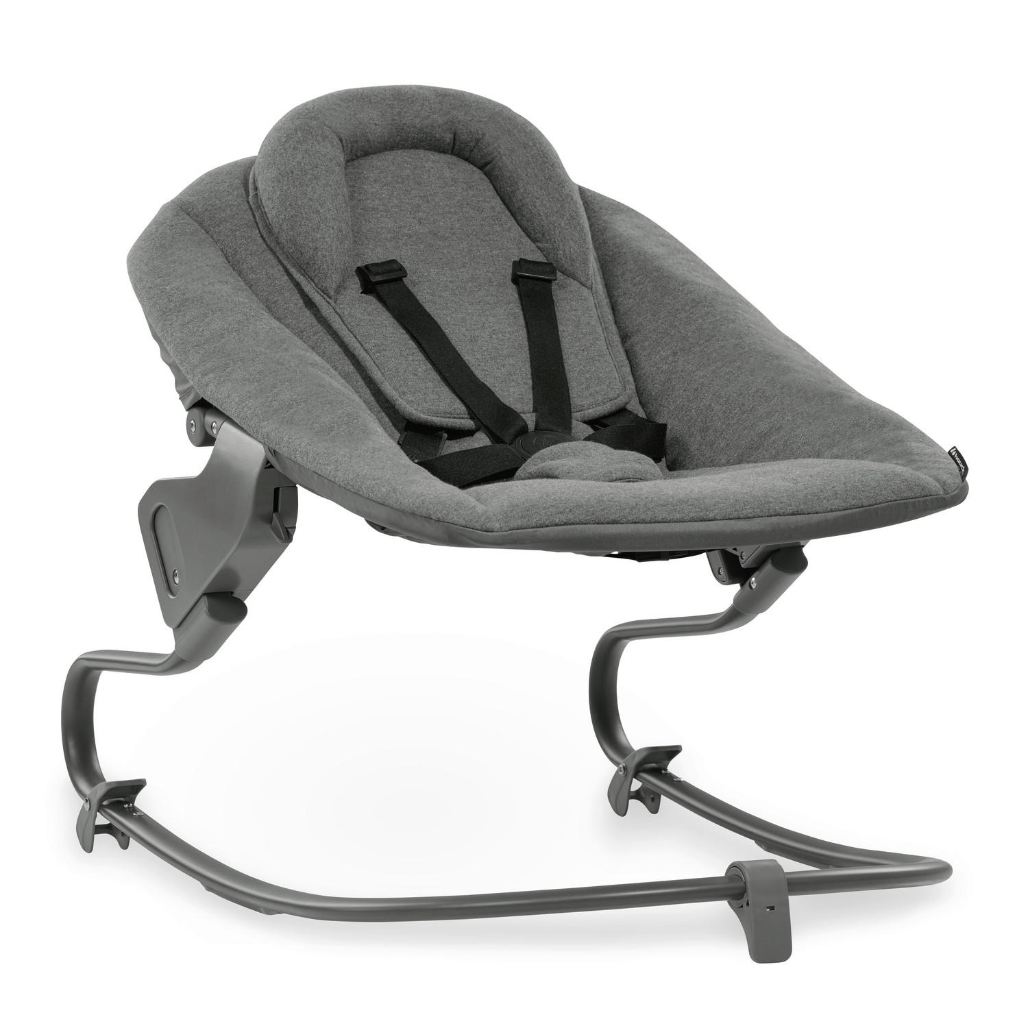 HOCHSTUHLLIEGE Alpha Bouncer Premium  - Anthrazit, Basics, Textil/Metall (66/51/49cm) - Hauck