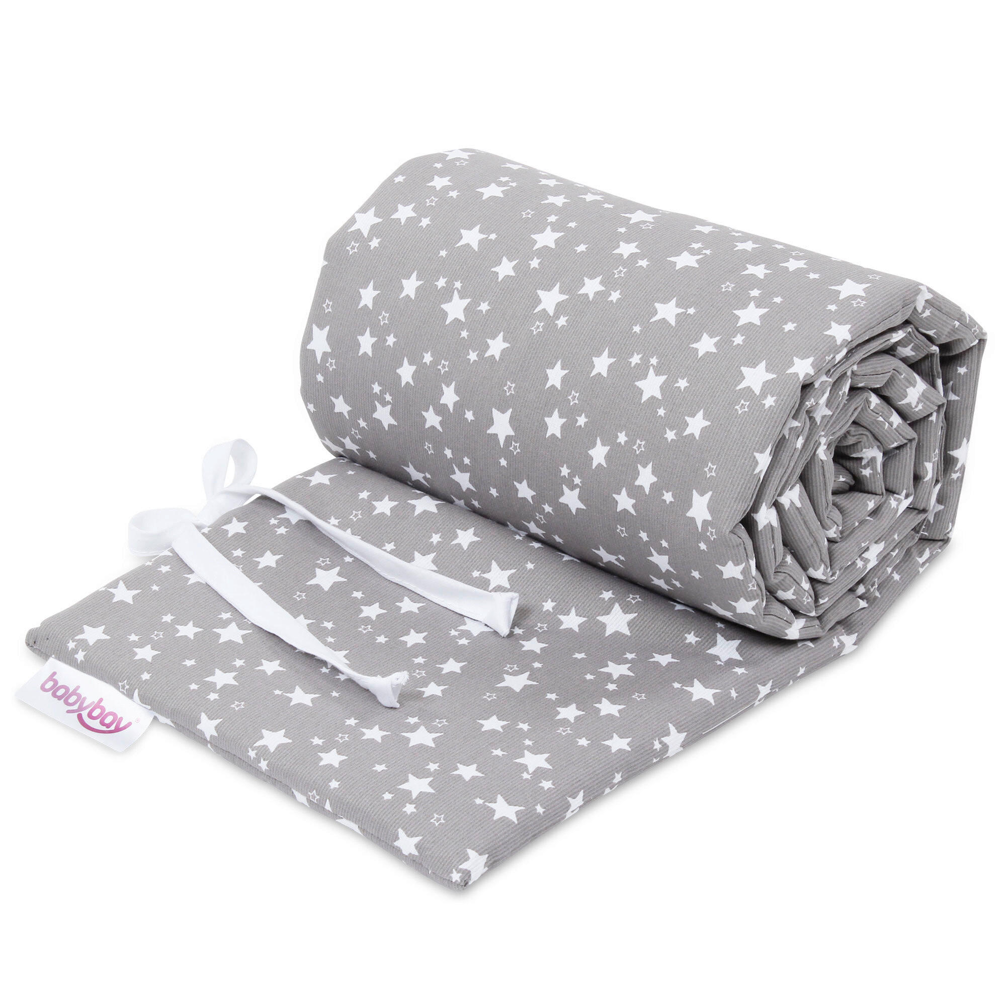 NESTCHEN Babybay Maxi/Boxspring   24/168 cm  - Taupe/Weiß, Basics, Textil (24/168cm) - Babybay