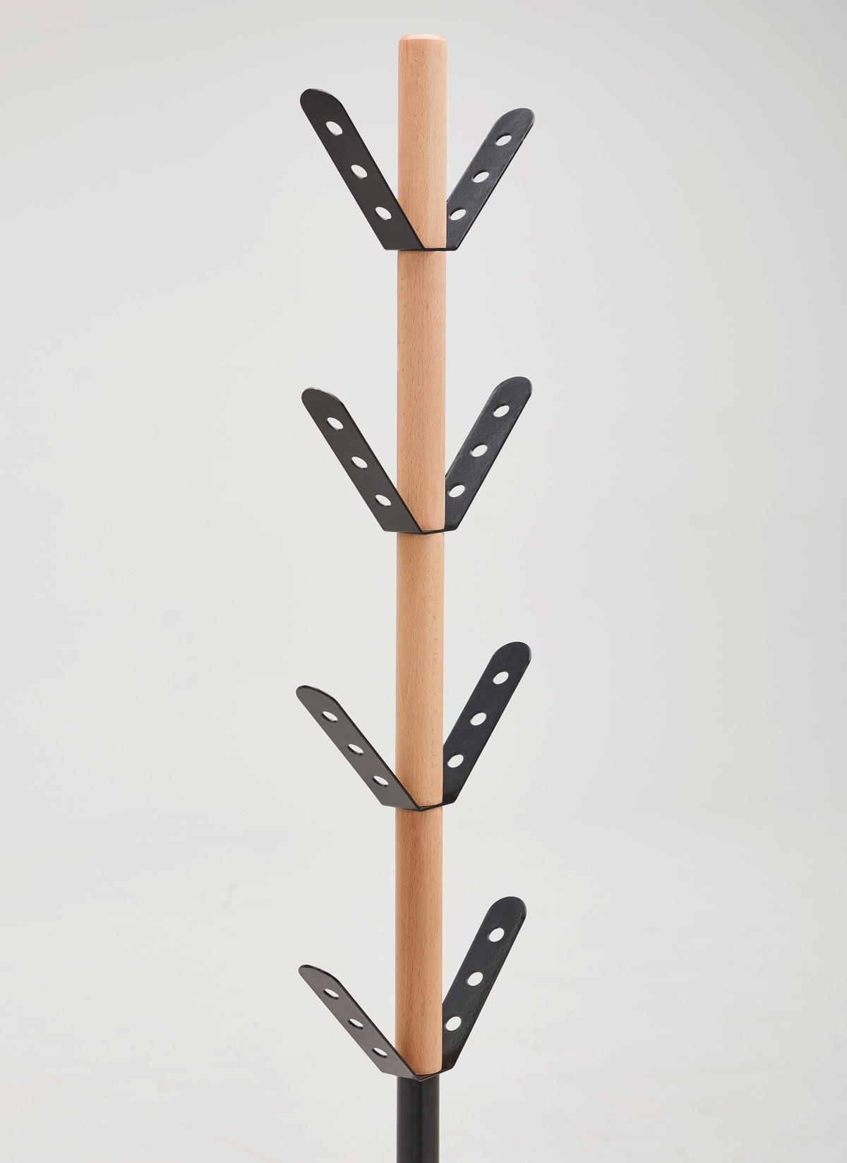KLEIDERSTÄNDER in Schwarz 37/177/37 cm   - Schwarz, Basics, Holz/Kunststoff (37/177/37cm) - Xora