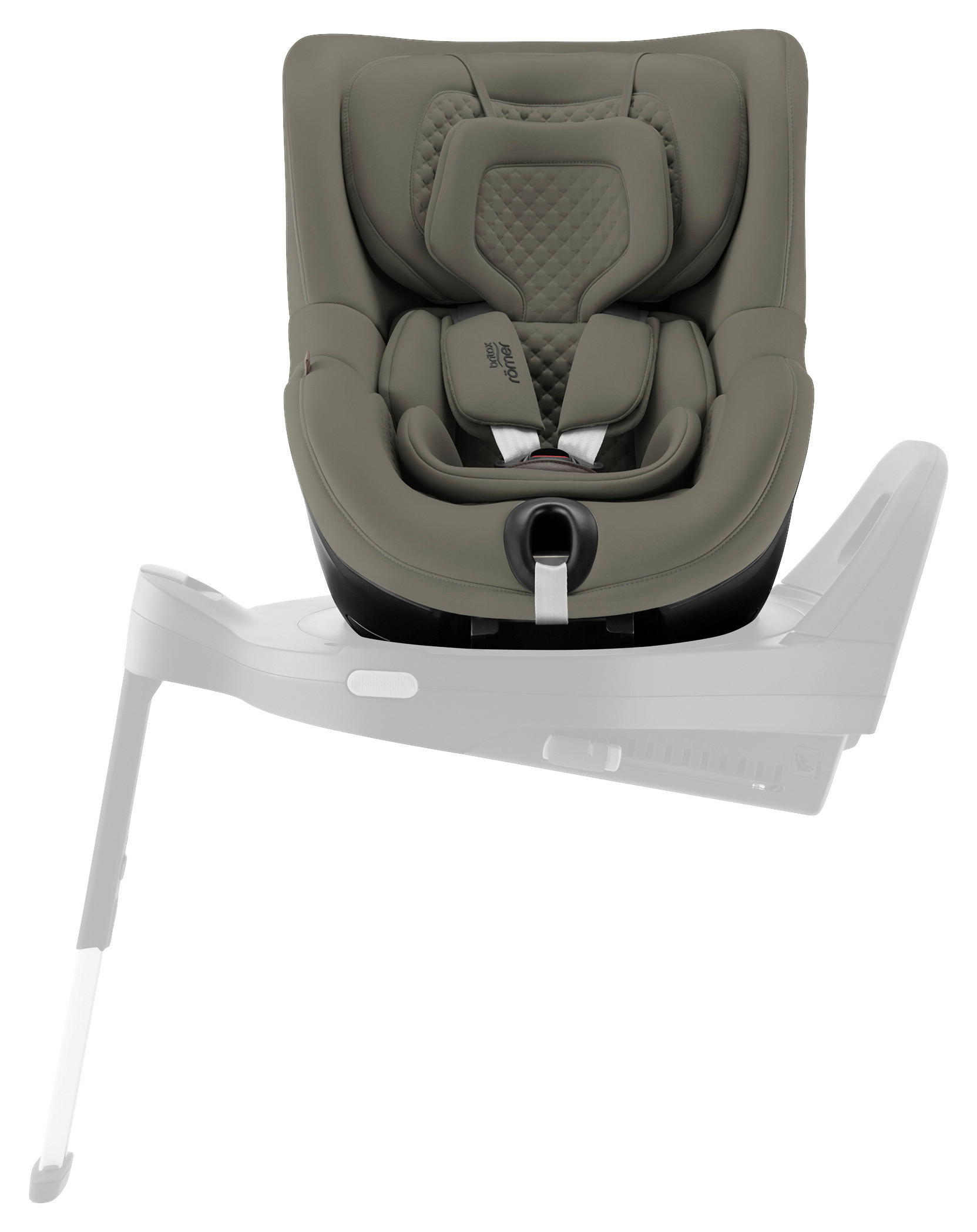REBOARDER-KINDERSITZ Dualfix 5Z  - Olivgrün, Basics, Kunststoff/Textil (44/48/74cm) - Britax Römer