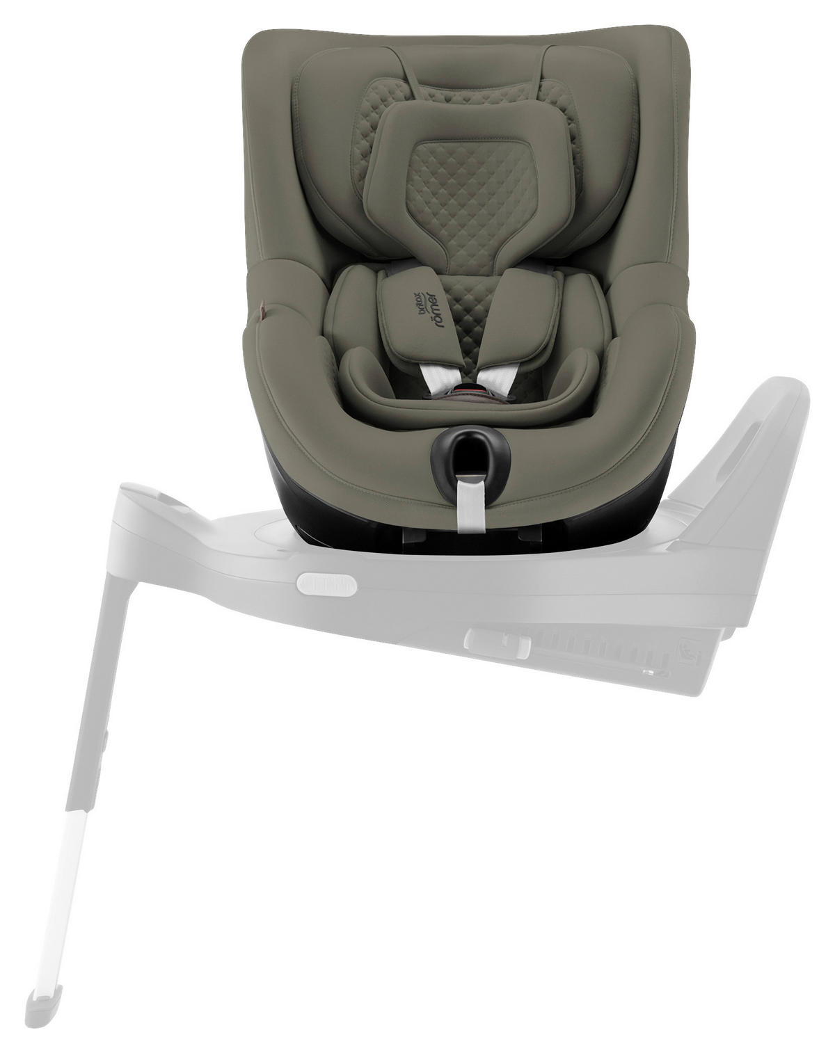 REBOARDER-KINDERSITZ Dualfix 5Z  - Olivgrün, Basics, Kunststoff/Textil (44/48/74cm) - Britax Römer