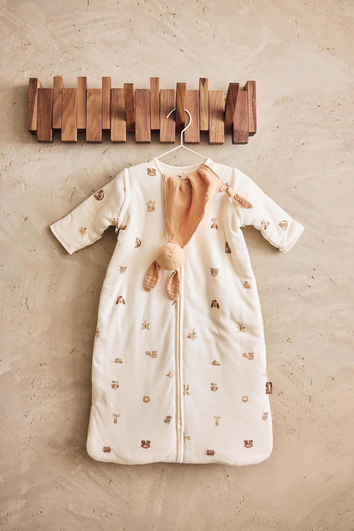 OTROŠKA SPALNA VREČA  Animal Friends   - večbarvno, Basics, tekstil (90/47cm) - JOLLEIN