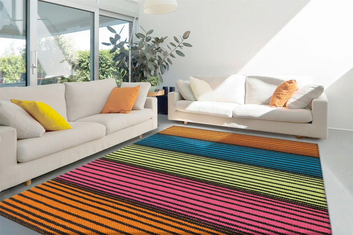 WOLLTEPPICH  Wohnzimmer 140/200 cm Multicolor rechteckig  - Multicolor, Basics, Textil (140/200cm) - Kayoom